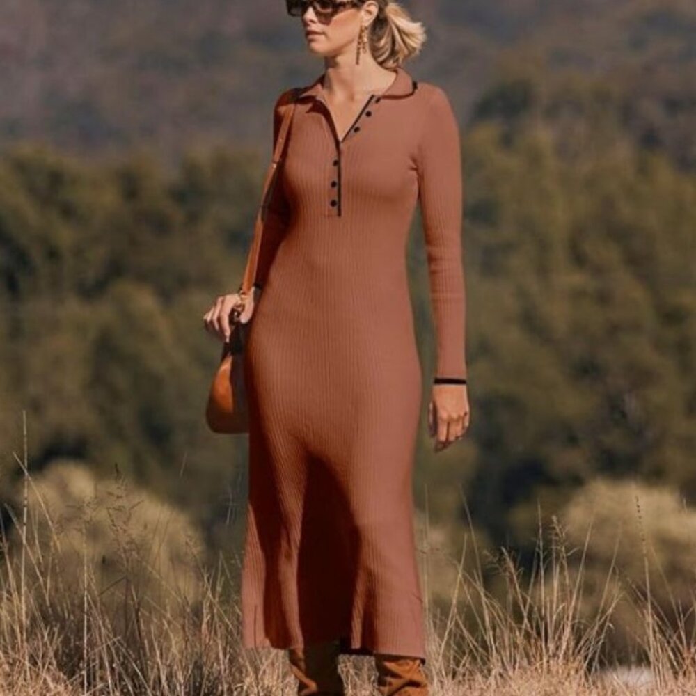 MEROKEETY SWEATER DRESS - Picture 6 of 7
